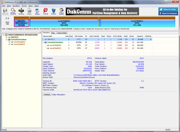 DiskGenius Pro（数据恢复软件）v5.2.1.941 单文件破解版