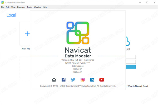 Navicat Data Modeler（数据库设计工具）v3.0.6 中文破解版下载 _52pojiewu Modeler Modeler破解版 Modeler下载 第1张