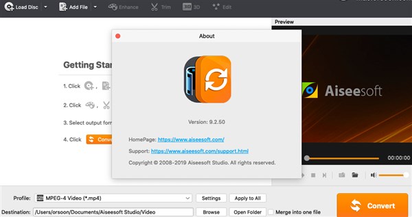 Aiseesoft Total Video Converter Mac v9.2.70 中文破解版（附安装包+补丁）下载 _52pojiewu Converter破解版 Converter下载 第1张