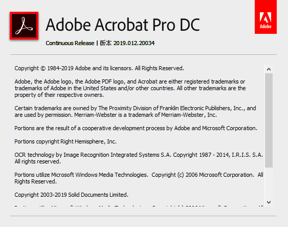 Acrobat Pro DC 2019 破解版2019.012.20034 sp中文版 (附图文激活教程)