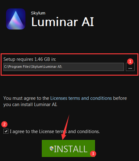 Luminar AI5破解版安装方法3