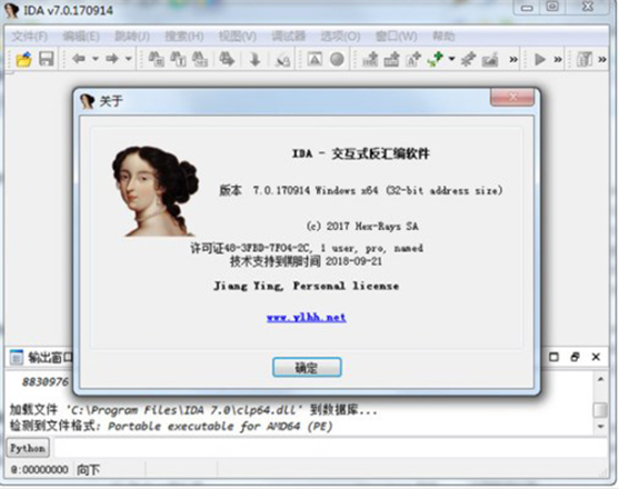 IDA Pro 7.3 中文破解版（附安装密码+破解补丁）