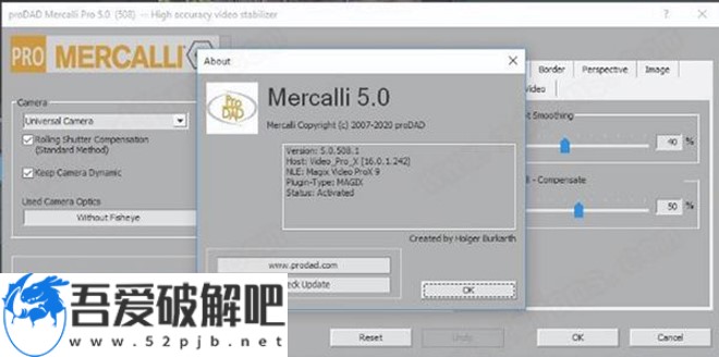 proDAD Mercalli v5中文破解版