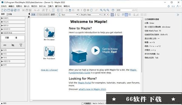 Maplesoft Maple 2022