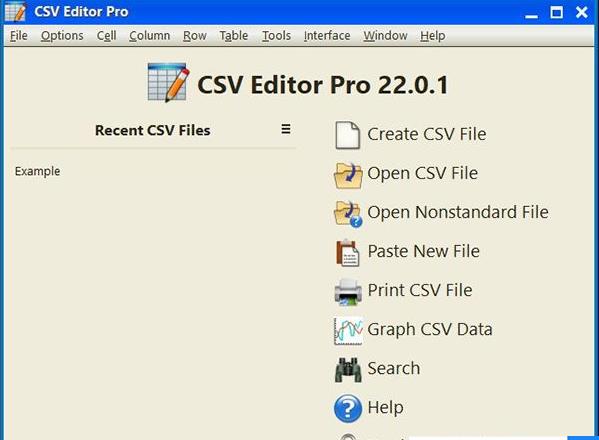 Gammadyne CSV Editor 22